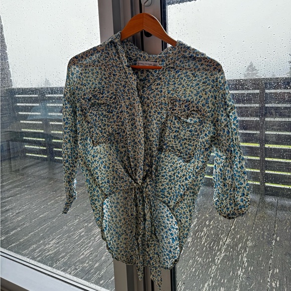 Faithfull The Brand patterned blouse, size 2/XS - Picture 1 of 3